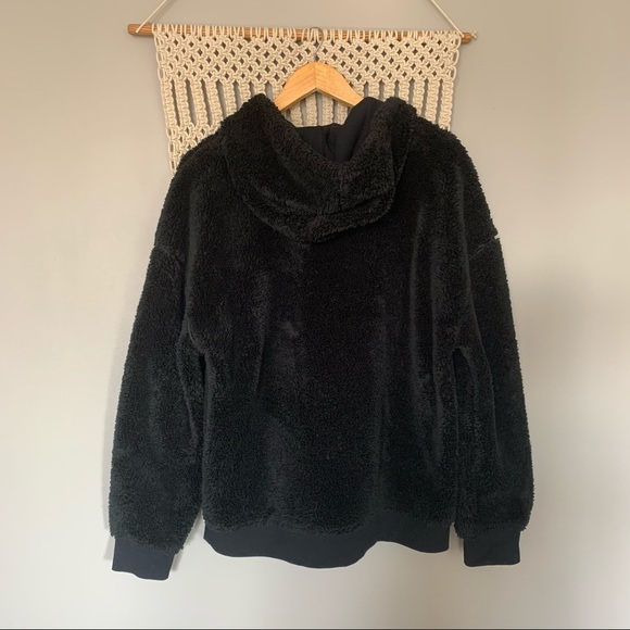 PACSUN 1/4 Zip Plush Sherpa Fleece Hoodie - Picture 3 of 11